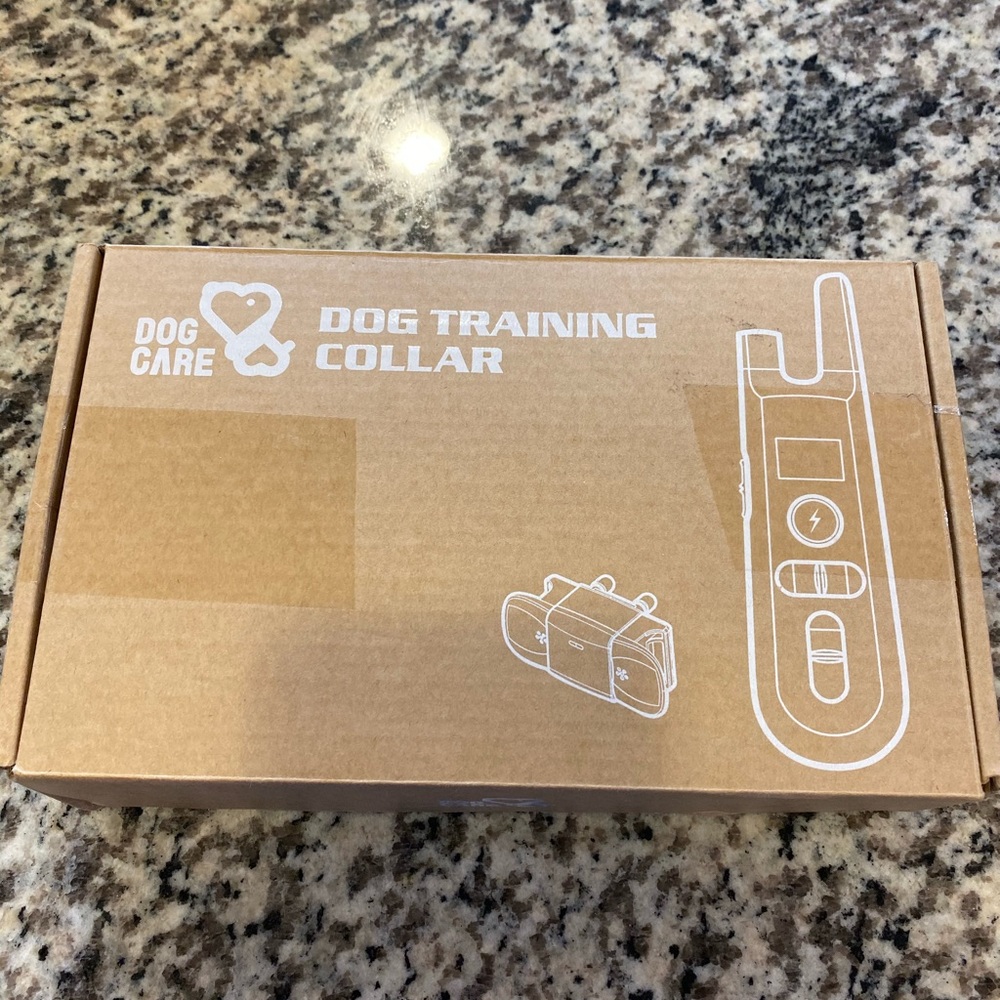 Dog training collar